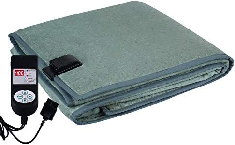 Winter Care Automatic Electric Double Bed Blanket (72x60-inch, Sea Green)