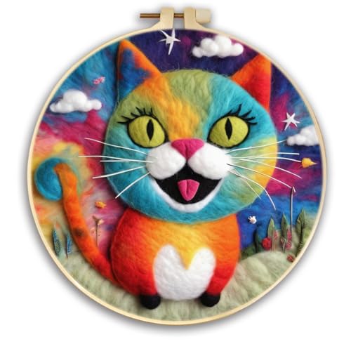 Colourful Grinning Cat