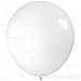 36 Inch Giant Jumbo Latex Balloons (Premium Helium & Confetti Quality), Pack of 3, Regular Shape - Clear