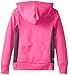 PUMA Big Girls' Cat Hoodie with Thumb Hole, Pink Glo, Small
