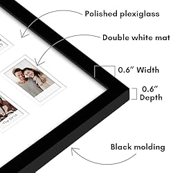 Americanflat 15x20 Instant Film Frame in Black