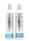 Hair Growth Organic Shampoo and Conditioner Set - With Biotin and Argan Oil - Supports Regrowth and Prevents Hair Loss - Dry Damaged and Color-Treated Hair - Sulfate and Paraben Free (8oz)