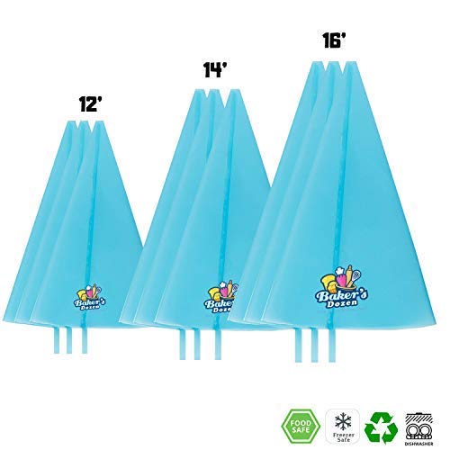 image for Baker's Dozen 41pc Piping Bags-Cake Decorating SuppliesCake Decorating