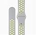 Apple Watch Band - Vitech Soft Silicone Nike+ Sport Style Replacement iWatch Strap band for Apple Wrist Watch Series 1 Series 2 (42mm Silver/Volt)