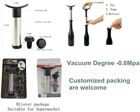 UZO1 Wine Vacuum Pump and Stopper