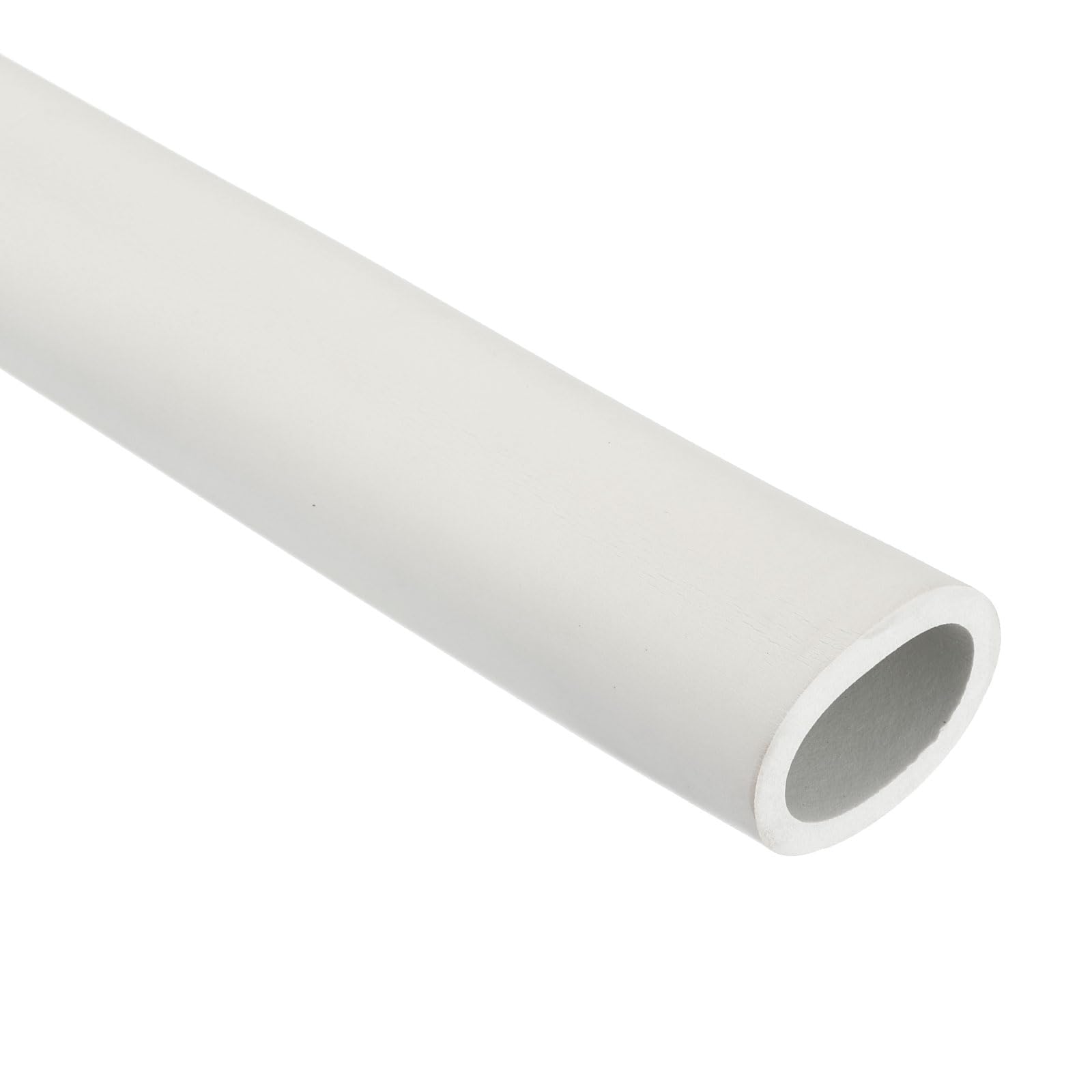 Rebower 30mm ID Pipe Insulation Tubing 6mm Thick Heat Preservation Foam Tube, [for Plumbing Freeze Protection Exercise Handle] - 42mm OD/3ft/White