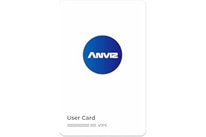 ANVIZ 10 Pack Proximity RFID Card, 125kHz EM Card, Time Clock Card, Employee Badge, Keyless Access Control, for Clock in and Out and Access Control System, Read only(3.3" x 2.1"), Card