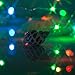 Pack of 6 LED Moon Lights 20 Micro Starry LEDs on Copper Extra Thin Silver Wire, 2 x CR2032 Batteries Required and Included, 7 Feet for DIY Wedding Centerpiece or Table Decorations(Multi)