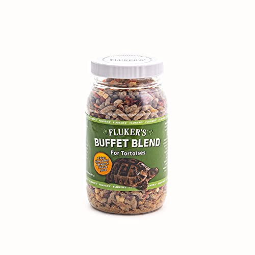 FLUKER’S BUFFET BLEND TORTOISE DIET, VEGGIES WITH FORTIFIED PELLETS, 6.75 OZ
