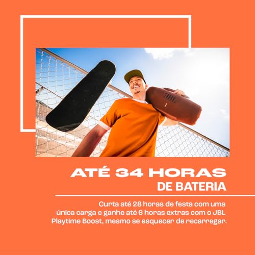 JBL, Caixa de Som, Boombox 4, Bluetooth, Som JBL Pro, AI Sound Boost, Graves Personalizáveis, Bateria de até 34h, IP68, Áudio Lossless – Marrom