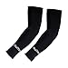 HuiYee Men Sports Black Compression Arm Sleeves, UV Protection Women Arm Cover