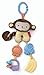 Fisher Price My Little SnugaMonkey Stroller Rattle Monkey