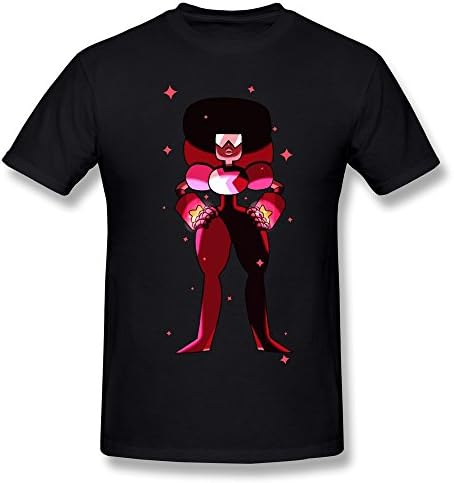 LOHUIOI Men's Garnet Steven Universe T-shirt Size XL Black