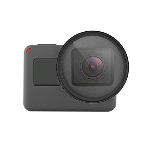D&F 52mm Professional Photography CPL(Circular Polarizer Lens) Filter with Lens Cover and Adapter Ring for GoPro Hero 7 Black,Hero 5, Hero 6,Hero(2018) Camera Body - Thumbnail 4