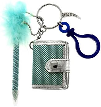 Conklin FashionsMini Note pad And Fur Topped Pen With Plastic Clip Key Chain KEKC5076