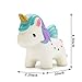 WATINC 2Pcs White Fox Unicorn Sweet Scented Vent Charms Slow Rising squishies, Kawaii Kid Toy , Lovely Stress Relief Toy, Animals Gift Fun Large(White Fox 2P)