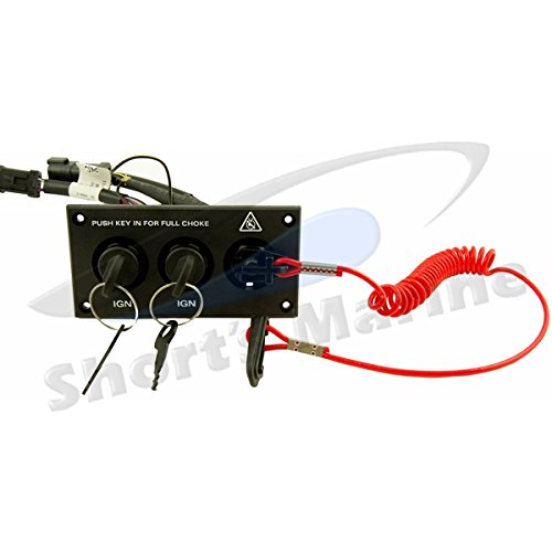 OEM BRP Johnson Evinrude Dual Engine Key Switch Kit 176410