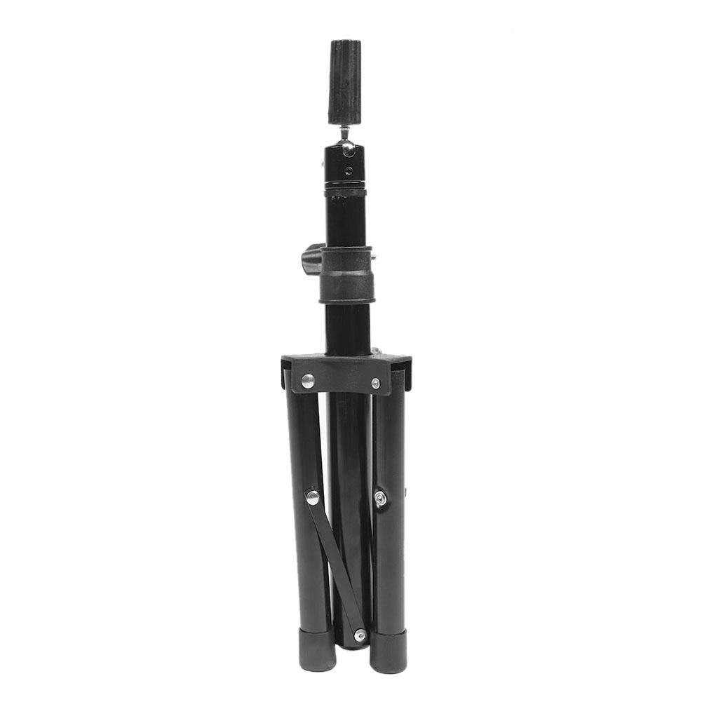 Stainless Steel Wig Head Tripod Space-savin 44~68cm Adjustable Hair Stylists False Head Mold Stand Professional Bracket Tripod Wig Head Mold Stand(A02)