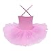 iiniim Kids Girls' Sequined Camisole Ballet Tutu Dress Ballerina Leotard Outfit Dance Wear Costumes