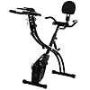 HOMCOM-2-in-1-Foldable-Magnetic-Resistance-Exercise-Bike-Stationary-Upright-Magnetic-Recumbent-Cycling-with-Arm-Resistance-Bands HOMCOM 2-in-1 Foldable Exercise Bike Recumbent Stationary Bike 8-Level Adjustable Magnetic Resistance with Pulse Sensor…