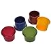Honbay® Pack of 5 Assorted Colors Silicone Reusable Wine Bottle Caps/Beer Sealer Cover