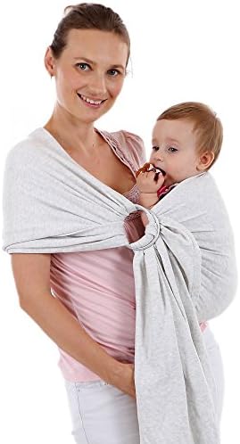 Multi-Functional Baby Ring Sling, Baby Carrier, Bundled with a Pacifier Clip
