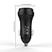 iXCC Premium 36W Quick Charge 3.0 Car Charger Dual Port, QC 3.0 Car Charging Adapter Port for Galaxy S8 S6 Edge Plus,Note 5 and 2.4A Optimal for iPhone 7 6s Plus,iPad Pro Air mini,LG,Nexus,HTC - Black