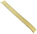 UNITED WATCH BANDS Expandable Choice Of Colors Yellow Gold-Tone - Stainless Steel or Two Tone Watch Band For Men Universal Fit 16-22MM watch band |Includes 2 Spring Bars