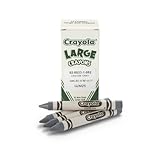 Crayola Bulk Crayons Large Size, Gray (2-Pack of 12)