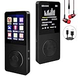 Mp3 Player, Hotechs Hi-Fi Sound, with FM Radio, Recording Function Build-in Speaker Expandable Up to 64GB with Noise Isolation Wired Earbuds ¡­