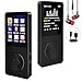 Mp3 Player, Hotechs Hi-Fi Sound, with FM Radio, Recording Function Build-in Speaker Expandable Up to 64GB with Noise Isolation Wired Earbuds