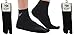 V-Toe Flip-Flop Socks - Tabi Split Toe Thicker Cotton Socks for Men & Women - Japanese Toes Separated Socks - Black Ankle - (3 Pairs Pack)