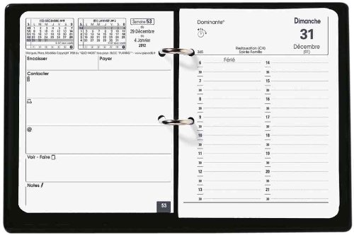 Quo Vadis BLOC PLANING Agenda civil 1 jour sur 2 pages 11,5x14,5cm Année 2018 Quo Vadis BLOC PLANING Agenda civil 1 jour sur 2 pages 11,5x14,5cm Année 2018