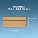 Juvale Mailing Envelopes - 10 (4-1/8 x 9-1/2 In) Brown Flat Gummed Seal - 100-Count Durable Paper Construction - For Greeting Cards & Gift Certificates