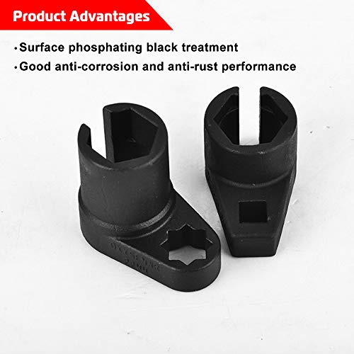 3/8-Inch Drive Offset Oxygen Sensor Socket-Universal Puller and Removal Tool