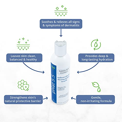 Seborrheic & Atopic Dermatitis Gentle Face Wash with Manuka Honey
