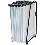Hang-A-Plan, 18" - 36" A0 Size Mobile Plan Hanger Stand, Capacity up to 3000 Plans