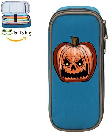 Fymanlu Evil Pumpkin Big Capacity Pencil Case Bag Portable Stylish Nylon Pen Cases