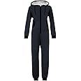WOTOGOLD Men and Women Adult Pajamas Sportswear Hooded Unisex Jumpsuit