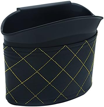 Sevend Car Trash Can, Plastic Garbage Bin, Hanging Recycle Universal Best Auto Mini Rubbish Bin Waste Bag Litter Container for Vehicle Office Study Room