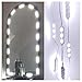 60 LEDs 9.8 FT Makeup Vanity Mirror Light DIY Light Kits for Cosmetic Makeup Vanity Mirror with Power Supply and ON//Off Switch