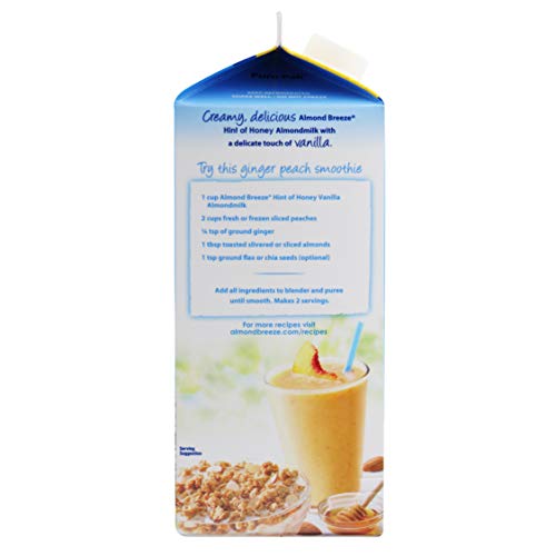 Almond Breeze Hint of Honey, Vanilla, Almondmilk , 64, fl oz