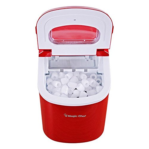 Magic Chef 27Lb. Portable Red Countertop Ice Maker, 27 lb Pricepulse