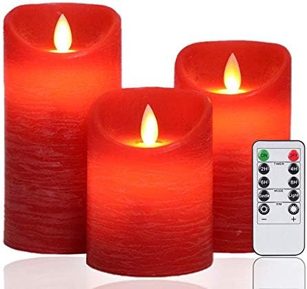 Anntec Ledキャンドルライト ロウソク レッド 本物の炎のようにゆらめく3点セット 暖色光 火を使わない ゆらゆら揺れる 安全 省エネ 専用リモコン付き 明るさ調整 電池式 Ledライトキャンドル Rwenzorisustainable Org
