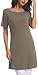 ADOREJOY Womens Short Sleeve Tunic Top Plus Size