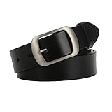 Whippy Genuine Leather Dress Belt for Women Girls Designer Belts 1.25