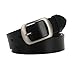 Whippy Genuine Leather Dress Belt for Women Girls Designer Belts 1.25
