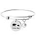 KUIYAI Sweet Family Mama Bear Necklace Bracelet Bangle Gift for Mothers Grandma