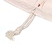 TGS Gems Extra Large Cotton Santa Bag with Drawstring Tie Closure | 39 x 27 Santa Sack, Stocking Stuffers (1 PC)