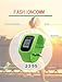 Fitness Tracker Watch, Simply Operation Walking Running Pedometer with calorie burning and steps counting by Bomxy (Green)